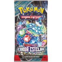 Booster Pokemon EV7 Coroa Estelar com 6 Cartas