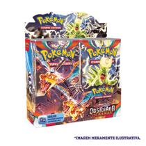Booster Pokémon Obsidiana em Chamas Box Display 216 Cartas - Copag