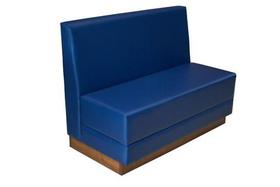 Booths simples 1,20 sofa para restaurante Azul