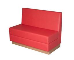 Booths simples 1,20 sofa para restaurante Vermelho