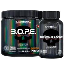 Bope Pré Treino 150g + Thermo Flame 60 Caps Black Skull