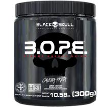 Bope Xtreme Energy Drink 300g Frutas Vermelhas Black Skull