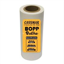 Bopp Bobina Brilho Para Laminação A4 21,5cmx250m Cassmar 01un