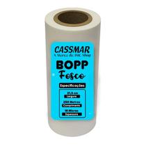 Bopp Bobina Fosco Para Laminação A4 21,5cmx250m Cassmar 01un