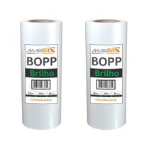 BOPP Brilho para laminação Bobina A3 34cmx350m Marpax 2un