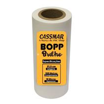 Bopp Brilho Para Laminação Bobina A4 21,5cmX100m Cassmar 01un