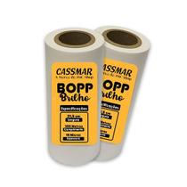 Bopp Brilho Para Laminação Bobina A4 21,5cmx100m Cassmar 2un Bopp Brilho Para Laminação Bobina A4 21,5cmx100m Cassmar 2un