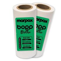 BOPP Brilho para laminação Bobina A4 21,5cmx100m Marpax 2un BOPP Brilho para laminação Bobina A4 21,5cmx100m Marpax 2un