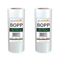 BOPP Brilho para laminação Bobina A4 21,5cmx350m Marpax 2un