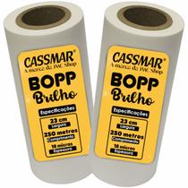 Bopp Brilho para Laminação Bobina A4 23cmx250m Cassmar 02 un