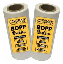 Bopp Brilho para Laminação Bobina A4 23cmx250m Cassmar 02 un