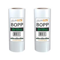 BOPP Brilho para laminação Bobina A4 23cmx350m Marpax 2un