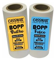 Bopp Fosco e Brilhante para Laminação Bobina A4 21,5cmx250m Cassmar 02 un
