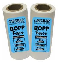 Bopp Fosco para laminação Bobina A4 21,5x250 Cassmar 02 Un