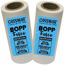 Bopp Fosco para Laminação Bobina A4 23cmx250m Cassmar 02 un
