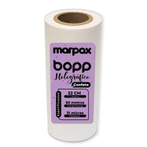 BOPP Holográfico Confete para Laminação 22cmx50m Marpax 01un BOPP Holográfico Confete para Laminação 22cmx50m Marpax 01un
