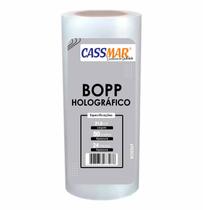 Bopp Holográfico Pedras 3D Bobina com 21,5cmx50m Cassmar 01un