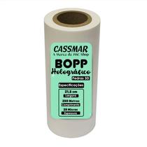 Bopp Holográfico Pedras 3D para Laminação Bobina 21,5x250m Cassmar 1un