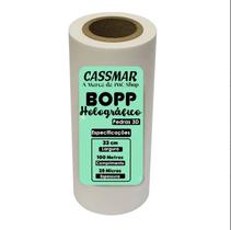 Bopp Holográfico Pedras 3D Para Laminação Bobina 33cmx100m Cassmar 01un