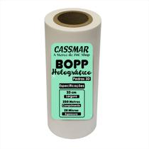 Bopp Holográfico Pedras 3D para Laminação Bobina 33x250m Cassmar 1un