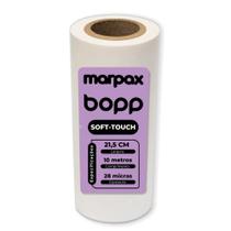 Bopp Soft-touch para laminação 21,5cm x 10m Marpax 1uni Bopp Soft-touch para laminação 21,5cm x 10m Marpax 1uni