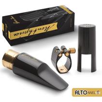 Boquilha ever-ton para sax alto - anel de metal 6