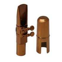 Boquilha para saxofone tenor Yibuy Rose Gold B Flat 9