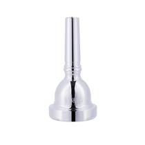 Boquilha para trombone EASTROCK, pequena haste banhada a prata 12C