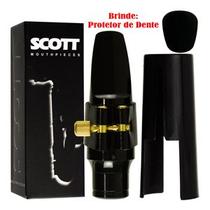 Boquilha Sax Tenor Nº 5 Scott SCTT By Barkley Completa + Acessórios