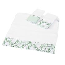 Boquinha Fralda 3 Peças Barrado - Benicio Botanical Verde