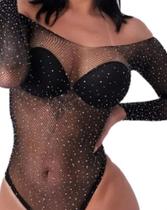 Bora de tule com stras