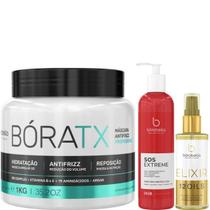 Borabella Bóratx 1kg + SOS Extreme 240ml + Óleo Elixir 60ml