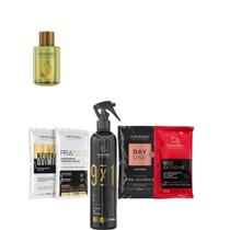 Borabella Brush Fluido p/ Escova 300ml + Argan 7ml + Sachês