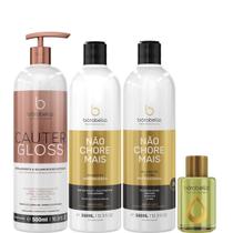 Borabella Cauter 500ml + Kit Não Chore 350ml + Argan 7ml