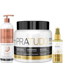 Borabella Cauter 500ml + Máscara Pratudo 1kg + Elixir 60ml