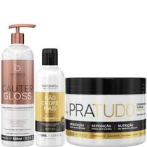 Borabella Cauter 500ml + Não Chore 90ml + Pratudo 300g Borabella Cauter 500ml + Não Chore 90ml + Pratudo 300g