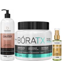 Borabella Cauter Gloss 500ml + Bóratx 1kg + Óleo Argan 60ml Borabella Cauter Gloss 500ml + Bóratx 1kg + Óleo Argan 60ml