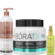 Borabella Cauter Gloss 500ml + Bóratx 1kg + Óleo Argan 60ml