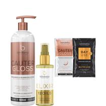 Borabella Cauter Gloss 500ml + Elixir 12 Óleos Reparador 60ml Borabella Cauter Gloss 500ml + Elixir 12 Óleos Reparador 60ml