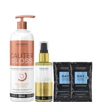 Borabella Cauter Gloss 500ml + Elixir 12 Óleos Reparador 60ml