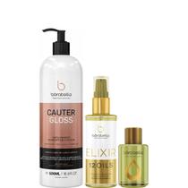 Borabella Cauter Gloss 500ml + Elixir 60ml + Óleo Argan 7ml Borabella Cauter Gloss 500ml + Elixir 60ml + Óleo Argan 7ml