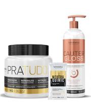 Borabella Cauter Gloss 500ml + Máscara Pra Tudo 1kg
