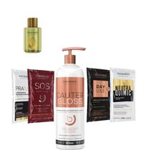Borabella Cauter Gloss 500ml + Óleo Argan 7ml + Sachês