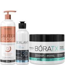 Borabella Cauter Gloss 500ml + Selagem 3D 90ml + Bóratx 300g
