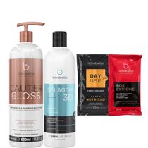 Borabella Cauter Gloss 500ml + Selagem 3D Semi Definitiva 350ml
