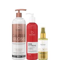 Borabella Cauter Gloss 500ml + SOS 240ml + Óleo Elixir 60ml