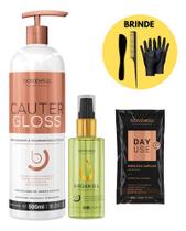 Borabella Cauter Gloss Espelhamento 500ml + Argan Oil 60ml
