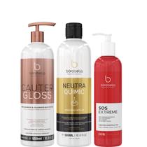 Borabella Cauter Gloss + NeutraQuimic 2x500ml + SOS 240ml