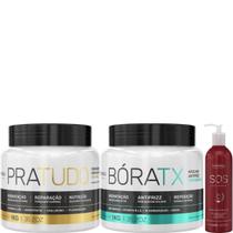 Borabella Cronograma Capilar Pratudo + Bóratx 2x1kg + SOS
