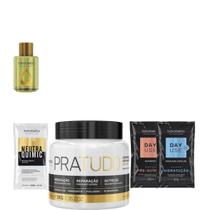 Borabella Cronograma Máscara Pratudo 1kg + Argan 7ml + Sachês Borabella Cronograma Máscara Pratudo 1kg + Argan 7ml + Sachês